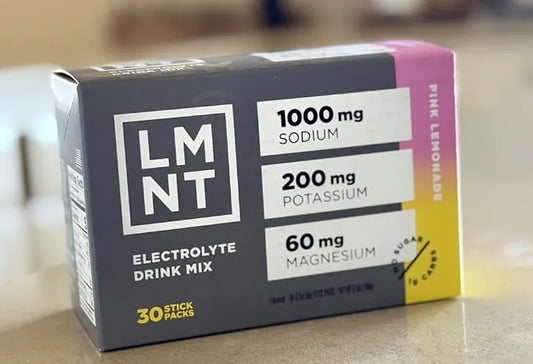 LMNT Zero Sugar Electrolytes - Lemonade Pink Salt Drink Mix | 30 Count