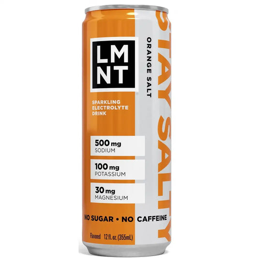 LMNT Zero-Sugar Orange Sparkling Electrolyte Drink - 12 fl oz