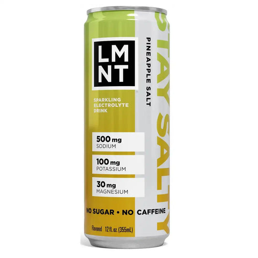 LMNT Zero-Sugar Pineapple Sparkling Electrolyte Drink - 12 fl oz